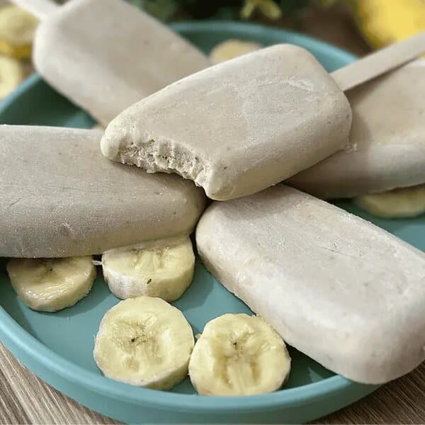 Înghețată pe băț cu banană
